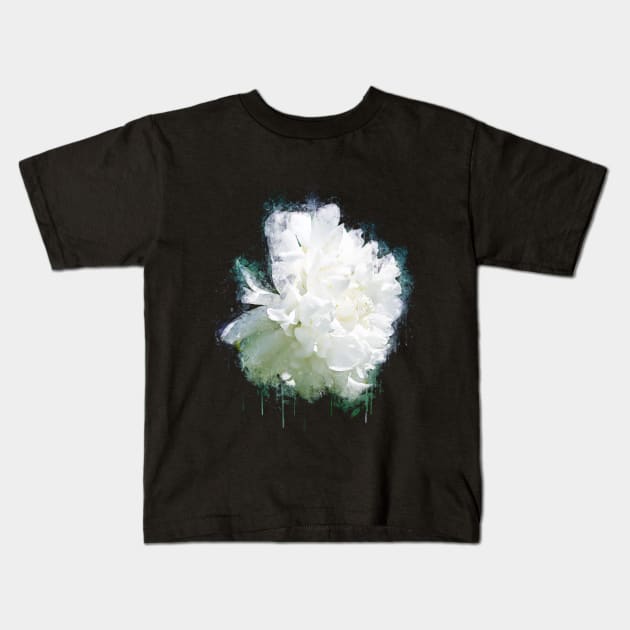 Floral design watercolor flowers Kids T-Shirt by Reoryta